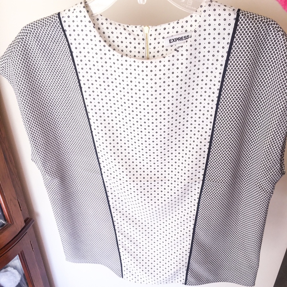 Polka dot blouse
